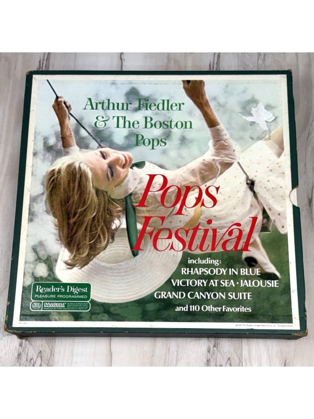 Pops Festival Arthur Fielder & The Boston Pops 10-Record Box Set Reader's Digest